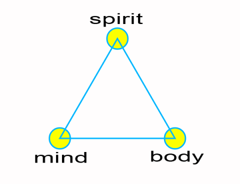 TriFold Connection Of Spirit, Mind & Body
